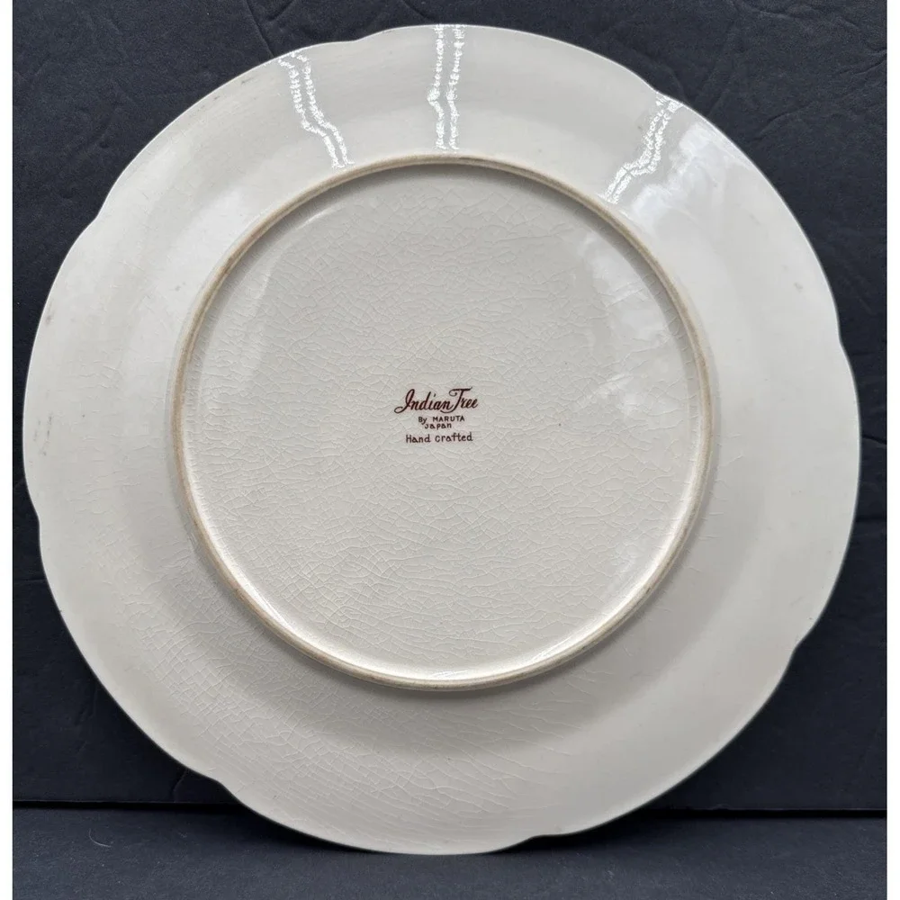 Lot Of 2‎ VTG Indian Tree Dinner Plate 10 1/2